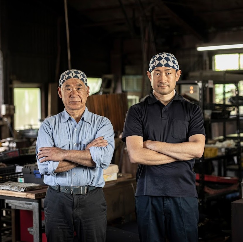 Japanese craftsman working scenery